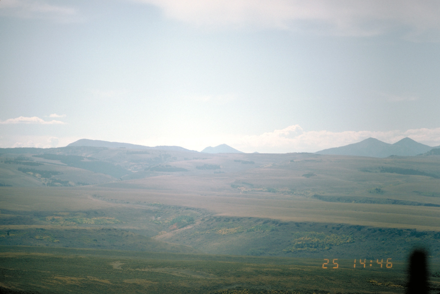 Mary River's Peak in the Jarbidge Wilderness Area during a haze event