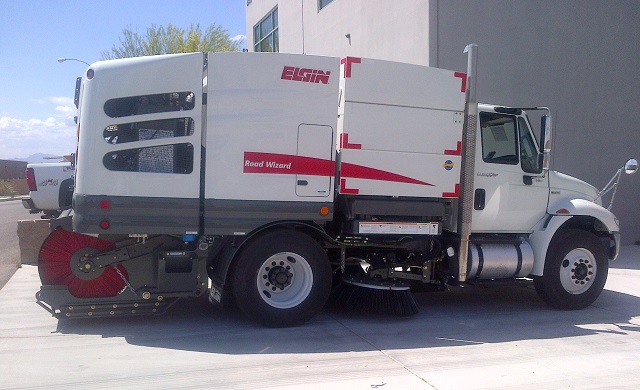 Clark County's replacement Elgin street sweeper.