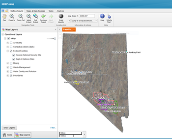 Image of Nevada Map